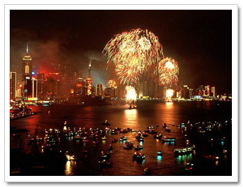 Fireworks on the Chinese New Year