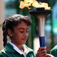 A soulful moment with the harmony torch